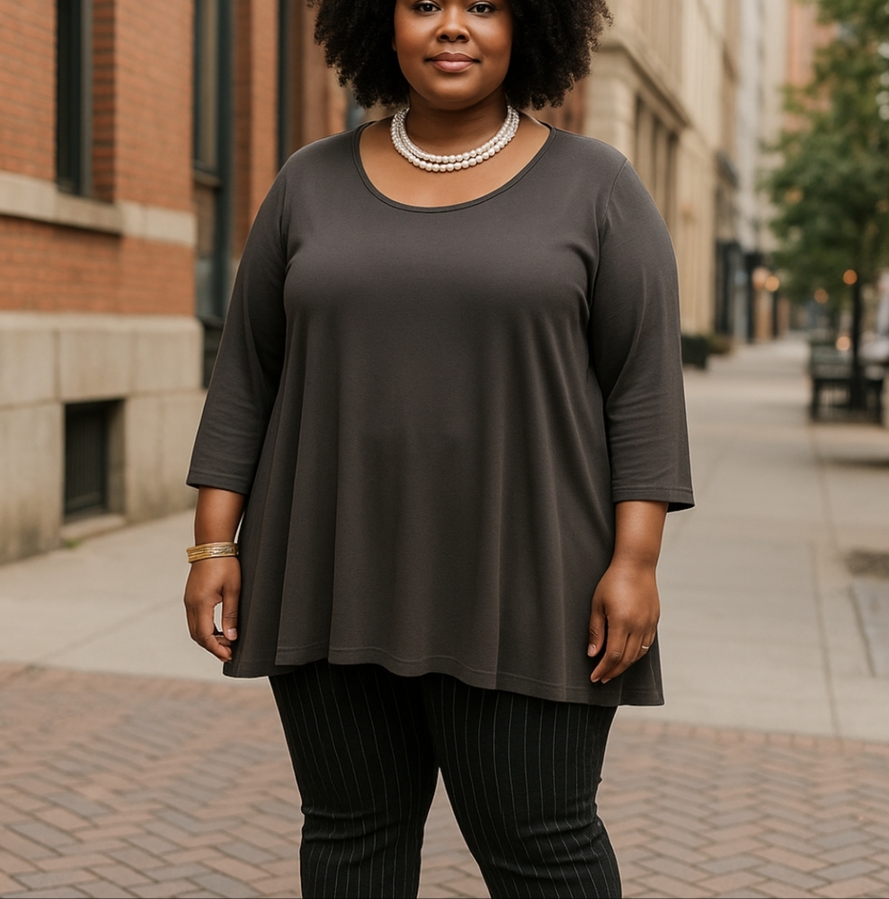 Torrid Olive Green Round Neck Top